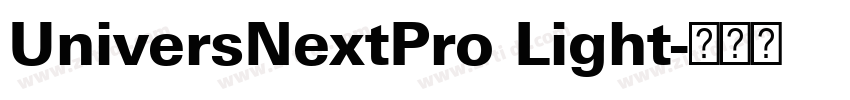UniversNextPro Light字体转换